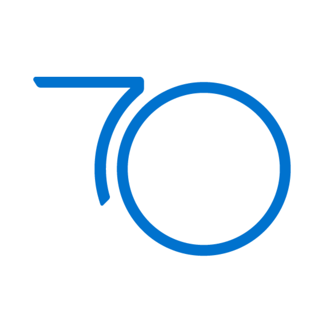 7 over 70 TM - white transparent background