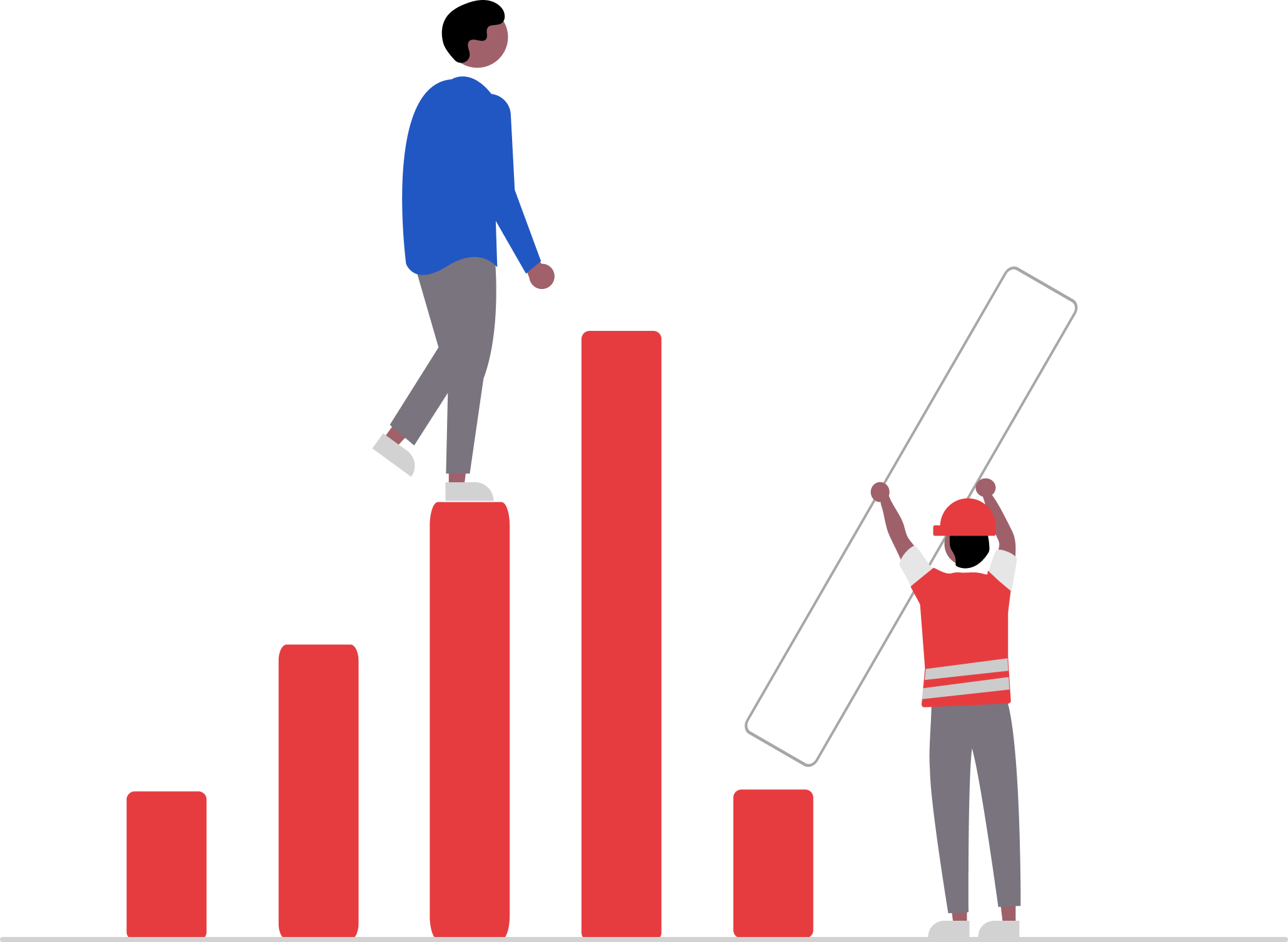 Scaling illustration by Undraw